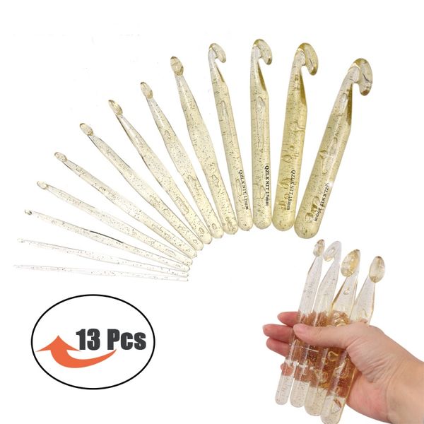 13pcs / комплект вязания крючки kit вязание tool свитер вязаный extra thick abs прозрачный кристалл вязания вязальных спиц set, Black
13pcs / комплект вязания крючки kit вязание tool свитер вязаный extra thick abs прозрачный кристалл вязания вязальных спиц set, Black