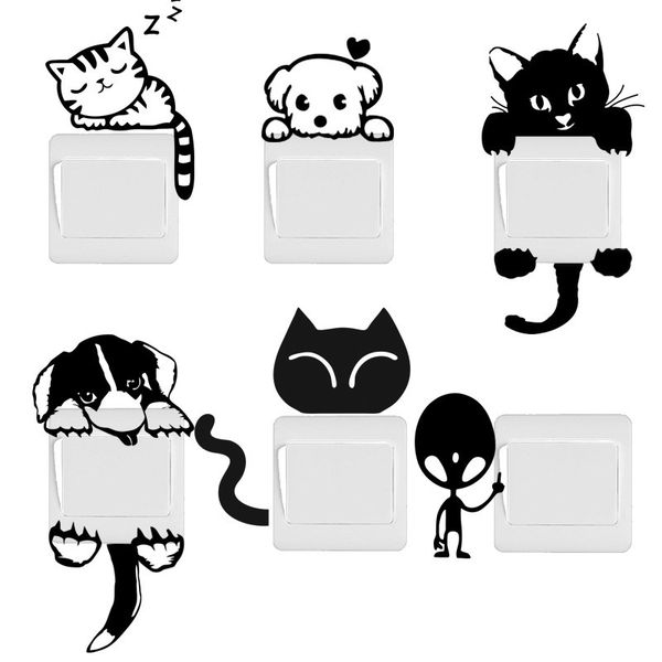 diy funny cute cat dog switch stickers wall stickers home decoration bedroom parlor decoration hot
diy funny cute cat dog switch stickers wall stickers home decoration bedroom parlor decoration hot
