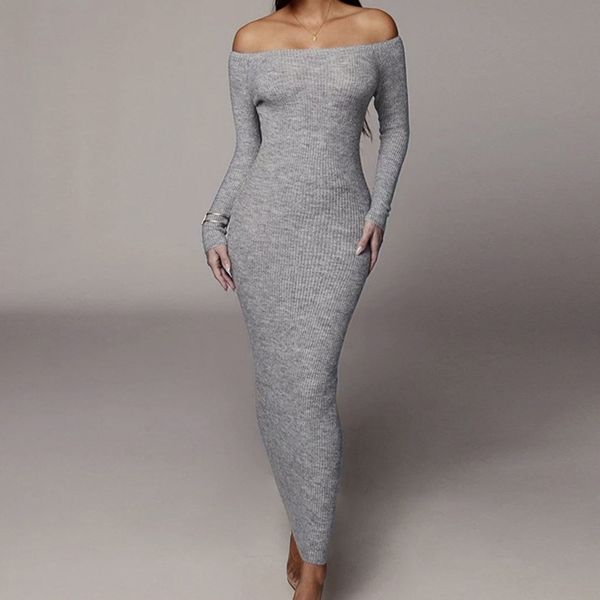 autumn winter off-shoulder sweater dress women slim bodycon dress female long sleeve knitted dress 2020 new vestidosdgh3, Black;gray
autumn winter off-shoulder sweater dress women slim bodycon dress female long sleeve knitted dress 2020 new vestidosdgh3, Black;gray