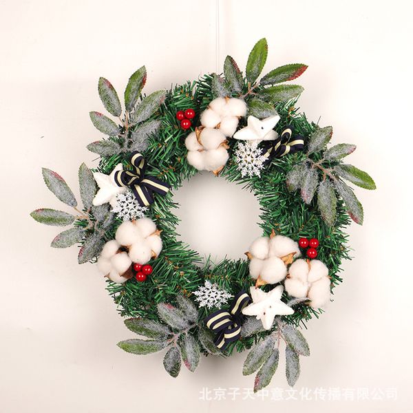 creative red fruits kapok christmas wreath pvc green home mall window decoration pendant festival supplies
creative red fruits kapok christmas wreath pvc green home mall window decoration pendant festival supplies