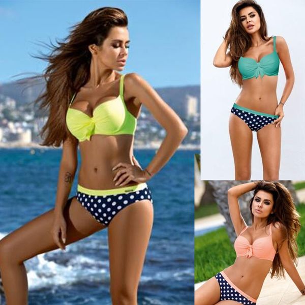 yanshuo triangle solid bikini color bikini swimsuit candy color polka dot swimsuit, White;black
yanshuo triangle solid bikini color bikini swimsuit candy color polka dot swimsuit, White;black