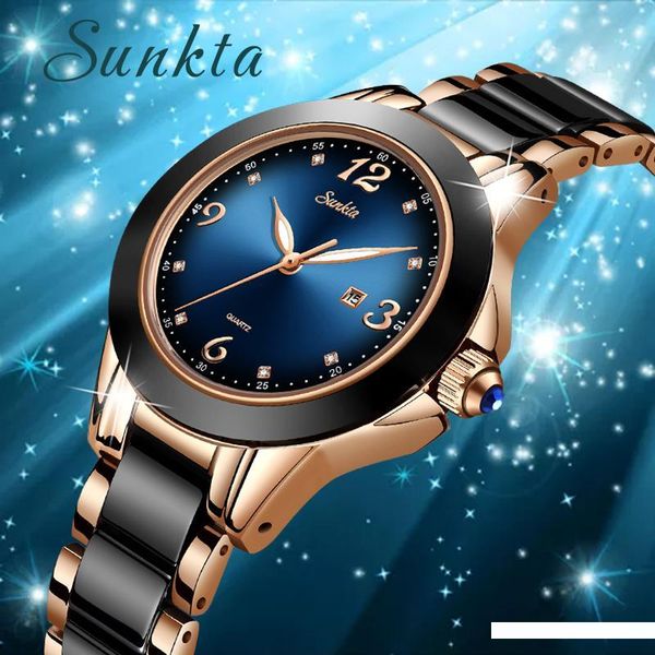 sunkta женщин часы керамические алмазный женские часы мода спорт женская водонепроницаемый кварцевые наручные relojes para mujer + box, Slivery;brown
sunkta женщин часы керамические алмазный женские часы мода спорт женская водонепроницаемый кварцевые наручные relojes para mujer + box, Slivery;brown