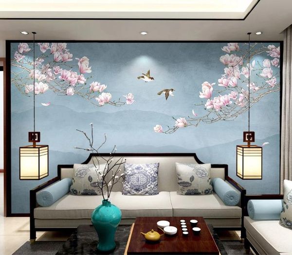 custom wallpaper 3d magnolia hand-painted brushwork flowers and birds 3d background tv background wallpaper mural living room bedroom
custom wallpaper 3d magnolia hand-painted brushwork flowers and birds 3d background tv background wallpaper mural living room bedroom