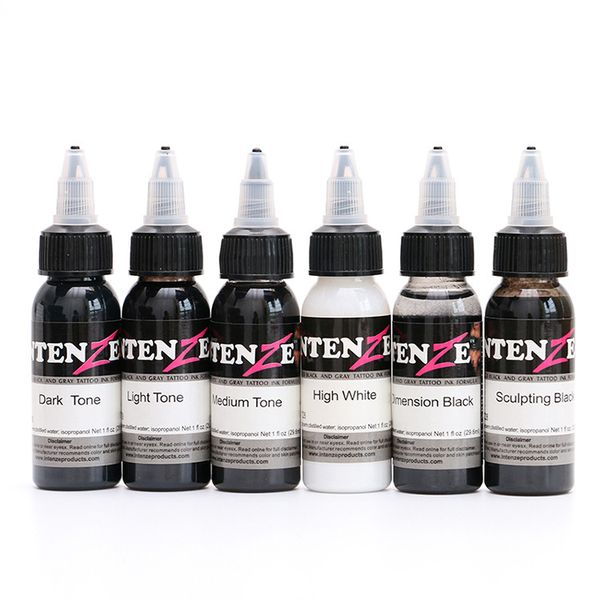 6 bottle 1oz tattoo ink pigment set kits body arts 30ml black professional beauty permanent makeup paints tattoo supplies
6 bottle 1oz tattoo ink pigment set kits body arts 30ml black professional beauty permanent makeup paints tattoo supplies