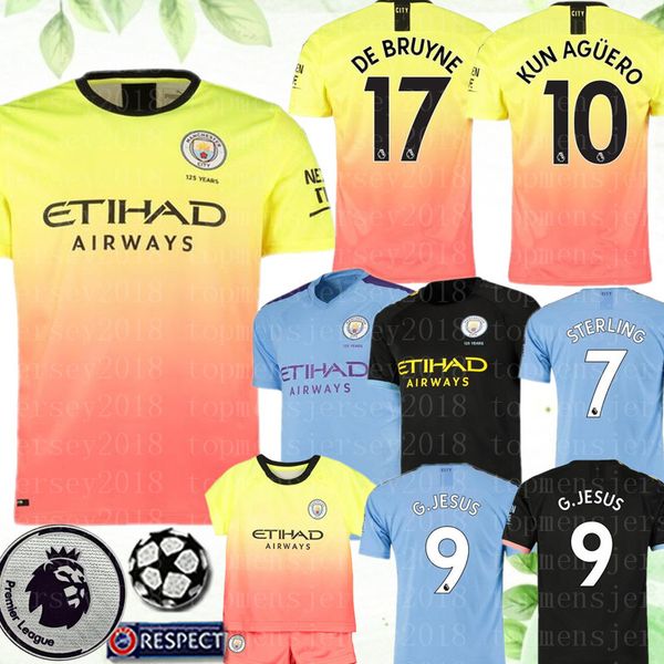 sterling de bruyne kun aguero g.jesus manchester soccer jersey city 19 20 jersey football shirt men + kids kit set uniform, Black;yellow
sterling de bruyne kun aguero g.jesus manchester soccer jersey city 19 20 jersey football shirt men + kids kit set uniform, Black;yellow