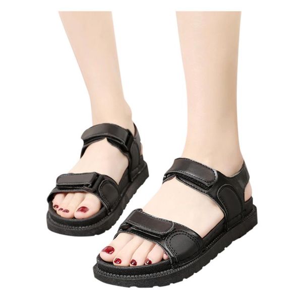 summer sandals women wild sports leisure shoes ladies beach flat sandals 2020 fashion open toe pu leather ladies shoes, Black
summer sandals women wild sports leisure shoes ladies beach flat sandals 2020 fashion open toe pu leather ladies shoes, Black
