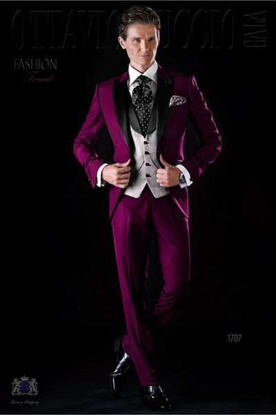 fashionable one button groomsmen peak lapel groom tuxedos men suits wedding/prom/dinner man blazer(jacket+pants+tie+vest) 561, Black;gray
fashionable one button groomsmen peak lapel groom tuxedos men suits wedding/prom/dinner man blazer(jacket+pants+tie+vest) 561, Black;gray