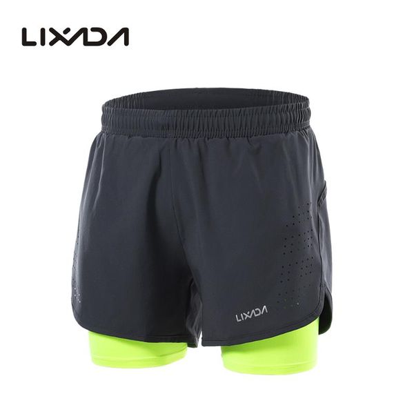 lixada running shorts men sports jogging fitness shorts 2-in-1 quick drying breathable training exercise jogging cycling, White;black
lixada running shorts men sports jogging fitness shorts 2-in-1 quick drying breathable training exercise jogging cycling, White;black