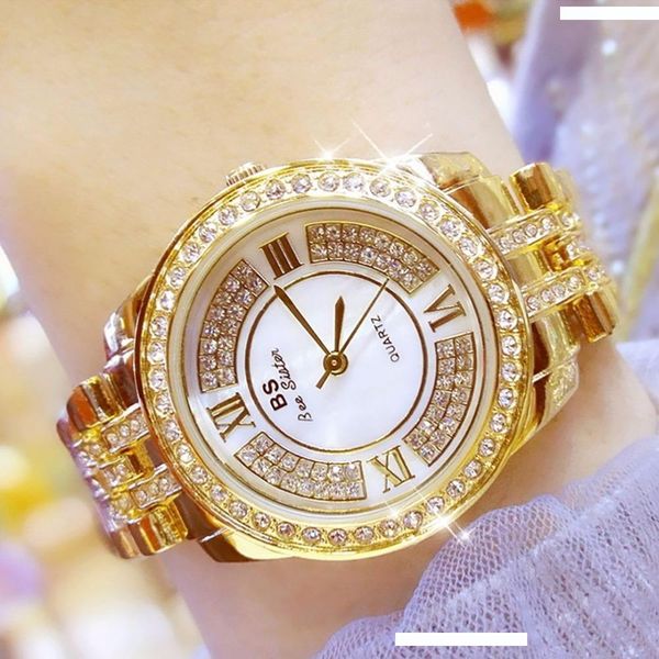 stylish watches golden silver rose gold color rhinestone full diamonds women dress watches shiny elegant girls valentine gift, Slivery;brown
stylish watches golden silver rose gold color rhinestone full diamonds women dress watches shiny elegant girls valentine gift, Slivery;brown