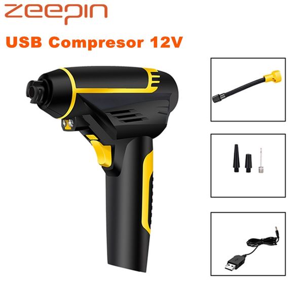 zeepin 150 psi car pump 120w multi fuction usb charging tyre inflator 12v air compressor with led light
zeepin 150 psi car pump 120w multi fuction usb charging tyre inflator 12v air compressor with led light