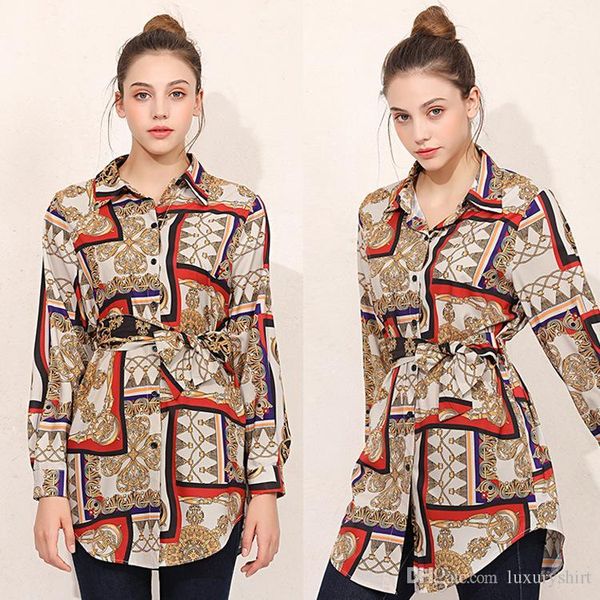 womens spring autumn printed blouses lapel neck panelled long sleeve shirts irregular designer shirt, White
womens spring autumn printed blouses lapel neck panelled long sleeve shirts irregular designer shirt, White