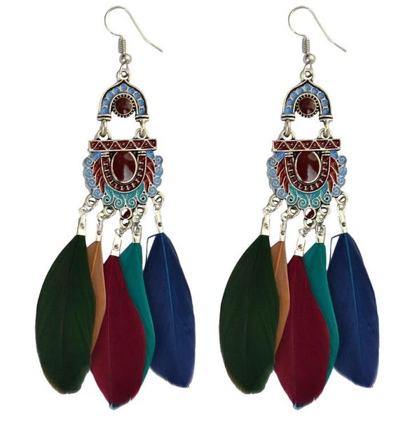lady's feather earring cute handmade goose feather super light weight boho dangle earrings for girls valentine's day mother's, Silver
lady's feather earring cute handmade goose feather super light weight boho dangle earrings for girls valentine's day mother's, Silver