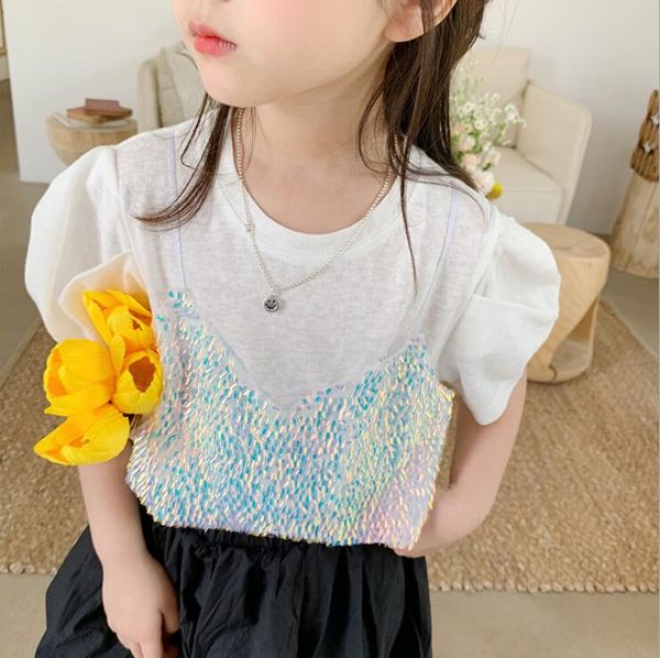 2020 new wholesale baby girls patchwork t-shirt summer kids girls tees girl clothes 2-7 years, Blue
2020 new wholesale baby girls patchwork t-shirt summer kids girls tees girl clothes 2-7 years, Blue