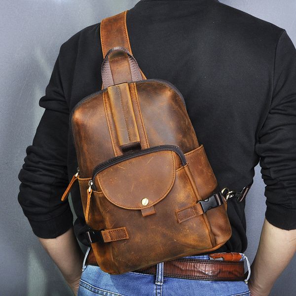 crazy horse leather men casual fashion travel triangle chest sling bag design 10" tablet one shoulder bag daypack male 3028-db
crazy horse leather men casual fashion travel triangle chest sling bag design 10" tablet one shoulder bag daypack male 3028-db