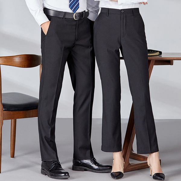 ins pants slim-fit professional pants womens tooling formal dress bank work pants black trousers suit for work men and women, White;black
ins pants slim-fit professional pants womens tooling formal dress bank work pants black trousers suit for work men and women, White;black