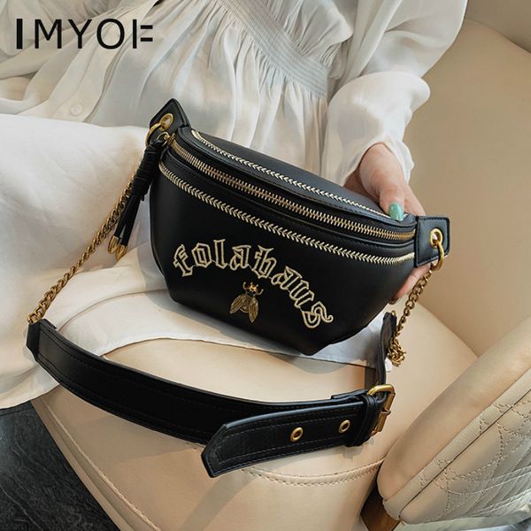 fashion pu leather women clutch messenger bags embroidered chain ladies crossbody bags casual female shoulder