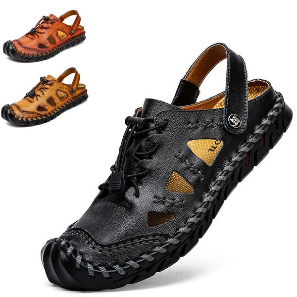 classic men soft sandals men summer shoes leather sandals plus size 48 soft roman beach shoes outdoor footwear, Black
classic men soft sandals men summer shoes leather sandals plus size 48 soft roman beach shoes outdoor footwear, Black