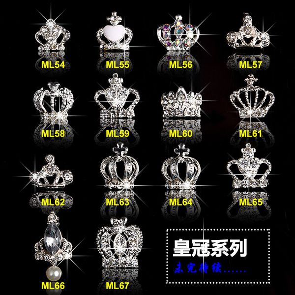 10pcs crystal colourful nail rhinestone alloy nail art decorations diy glitter crown 3d jewelry manicure supplies, Silver;gold
10pcs crystal colourful nail rhinestone alloy nail art decorations diy glitter crown 3d jewelry manicure supplies, Silver;gold