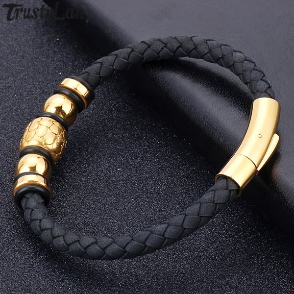 golden black stainless steel braided leather bracelet for men personalized mens his wrap bracelets 2019 man jewelry rope chain, Golden;silver
golden black stainless steel braided leather bracelet for men personalized mens his wrap bracelets 2019 man jewelry rope chain, Golden;silver