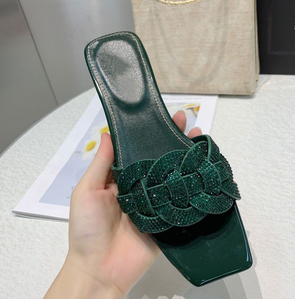 brand fashion genuine leather women slipper rhinestone designer shoes woman tribute sandals slides flats female lady summer beach shoes, Black
brand fashion genuine leather women slipper rhinestone designer shoes woman tribute sandals slides flats female lady summer beach shoes, Black