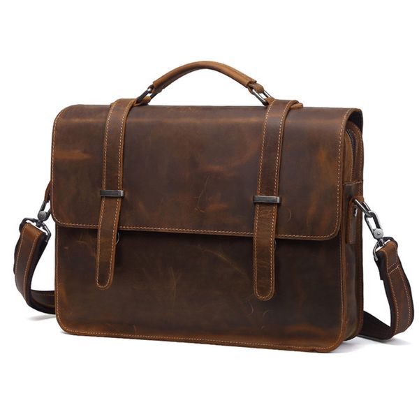2019 fashion solid business briefcase men's genuine leather laphandbags crazy horse quality leather travel messenger bags
2019 fashion solid business briefcase men's genuine leather laphandbags crazy horse quality leather travel messenger bags