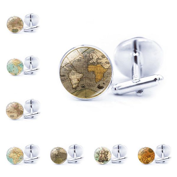 1 pair vintage pattern glass gem french cufflinks metal men's cufflinks retro style court style, Silver;golden
1 pair vintage pattern glass gem french cufflinks metal men's cufflinks retro style court style, Silver;golden