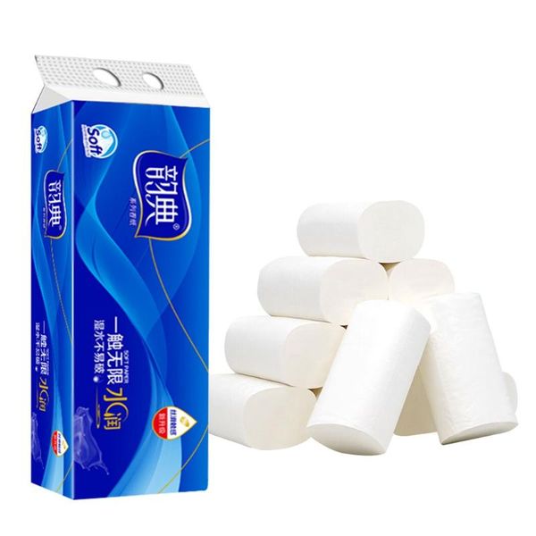 strong soft 4-ply toilet paper bath tissue giant roll 12 rolls skin-friendly layer thickened household paper home tissue
strong soft 4-ply toilet paper bath tissue giant roll 12 rolls skin-friendly layer thickened household paper home tissue