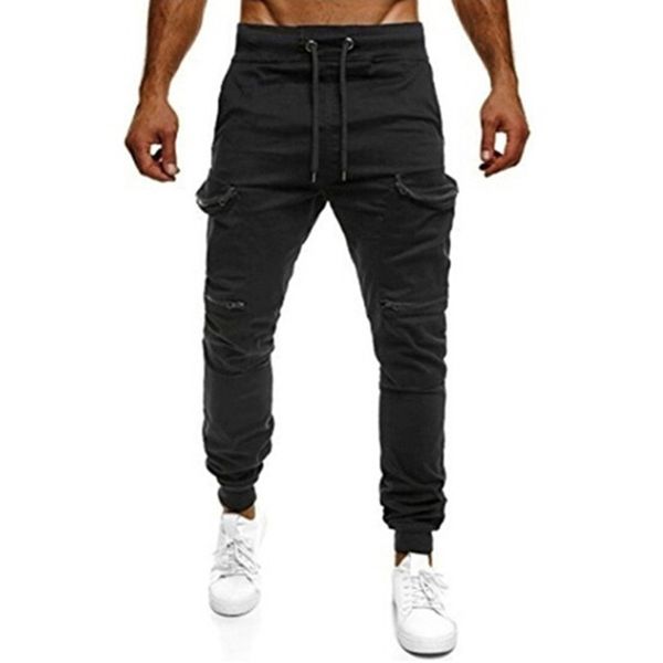 men pants new western style men fitness explosion sportswear pocket stitching casual pants camouflage pleated trousers, Black
men pants new western style men fitness explosion sportswear pocket stitching casual pants camouflage pleated trousers, Black