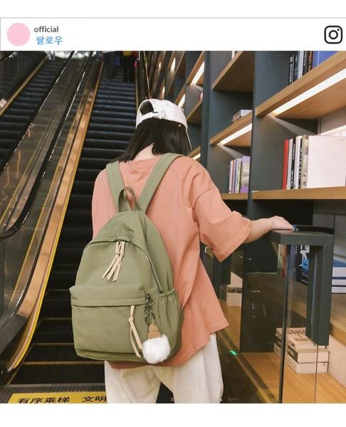 2020 new women's fashion backpack casual wild lady backpack korean simple lady
