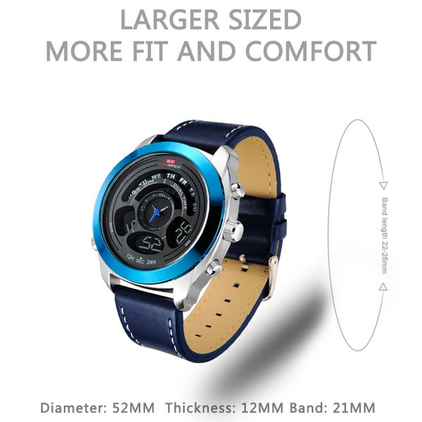 kat-wach brand sports and leisure watches men's luxury led quartz watch waterproof digital watch men's, Slivery;brown
kat-wach brand sports and leisure watches men's luxury led quartz watch waterproof digital watch men's, Slivery;brown