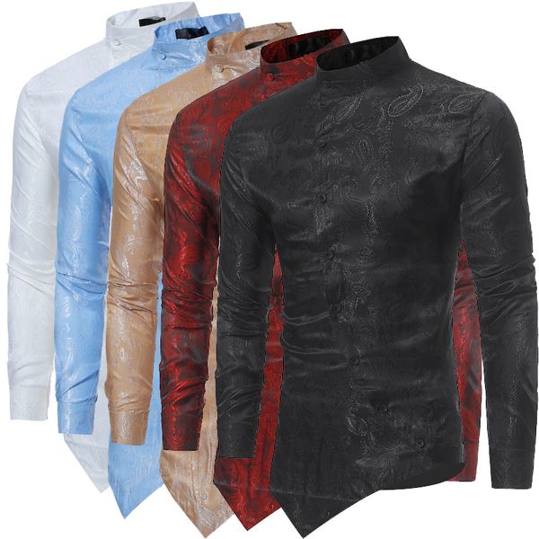 classic jacquard shirt men european size s l xl xxl business banquet men dress shirts, White;black
classic jacquard shirt men european size s l xl xxl business banquet men dress shirts, White;black