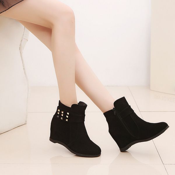 platform wedge heel boots shoes women shoes increased platform fashion ccasual boots botines mujer 2018, Black
platform wedge heel boots shoes women shoes increased platform fashion ccasual boots botines mujer 2018, Black
