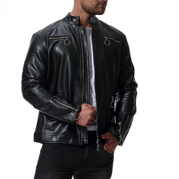 men leather jacket winter waterproof faux fur coats men imitation leather motorcycle jackets clothing gothic black jacket zipper
men leather jacket winter waterproof faux fur coats men imitation leather motorcycle jackets clothing gothic black jacket zipper