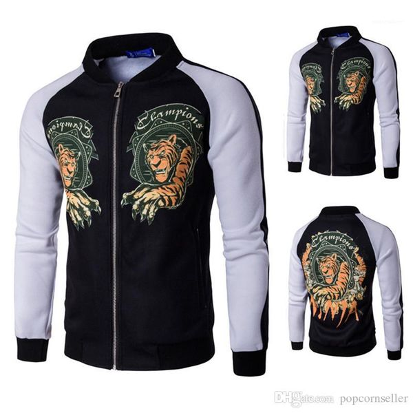 spring and autumn new simple mens fashion personality baseball jacket mens cool style coat mens designer jackets, Black;brown
spring and autumn new simple mens fashion personality baseball jacket mens cool style coat mens designer jackets, Black;brown