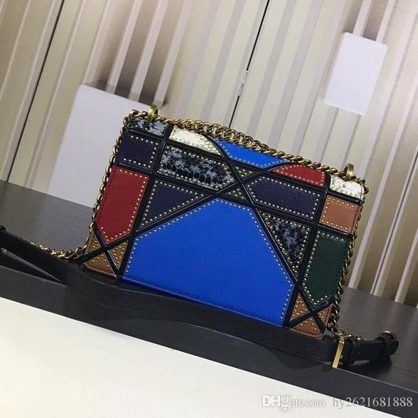 designer handbags ms. portable shoulder diagonal package color patchwork snakeskin handbags vintage gold hardware new 19 luxury fashion br
designer handbags ms. portable shoulder diagonal package color patchwork snakeskin handbags vintage gold hardware new 19 luxury fashion br