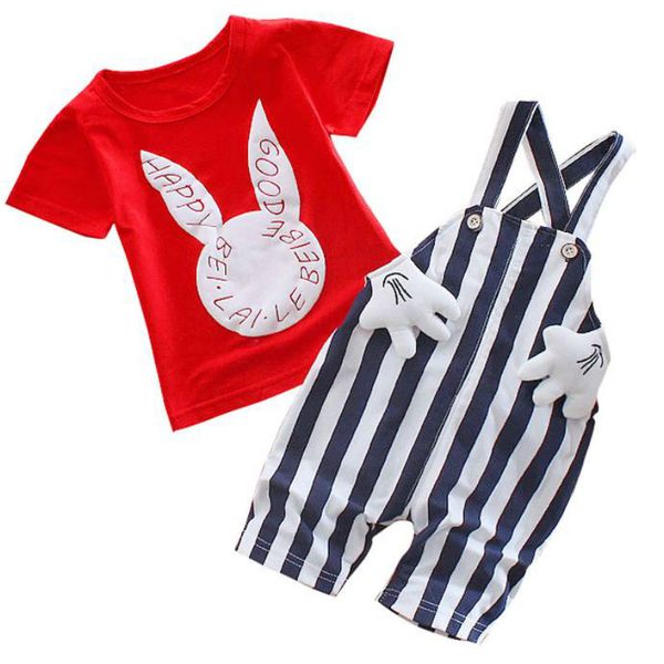 kids suits 2pcs outfits set summerbaby striped strap pants+cartoon animal print short sleeve t-shirt cotton clothing set 0-3y, White
kids suits 2pcs outfits set summerbaby striped strap pants+cartoon animal print short sleeve t-shirt cotton clothing set 0-3y, White