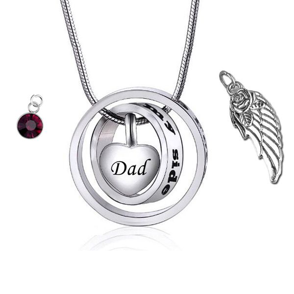 no longer by my side,forever in my heart angel wings carved cremation urn necklace for mom & dad birthstone crystal pendant, Silver
no longer by my side,forever in my heart angel wings carved cremation urn necklace for mom & dad birthstone crystal pendant, Silver