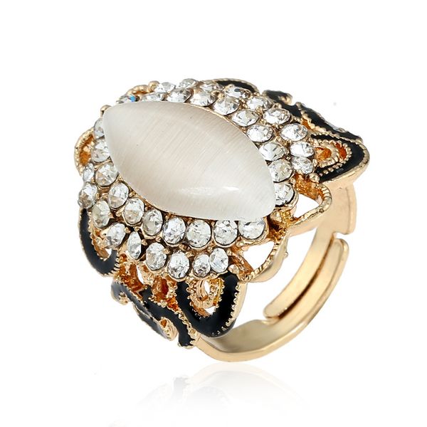 korean wind-black oil-retaining gold diamond cat's eye opening adjustable ring female alloy ring jewelry, Golden;silver
korean wind-black oil-retaining gold diamond cat's eye opening adjustable ring female alloy ring jewelry, Golden;silver