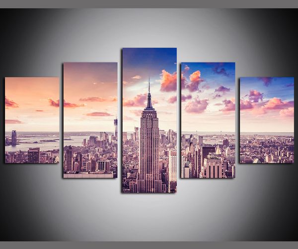 5 piece canvas wall art oil paintings sunset new york city building cityscape modern pictures poster artwork for living room home decor
5 piece canvas wall art oil paintings sunset new york city building cityscape modern pictures poster artwork for living room home decor