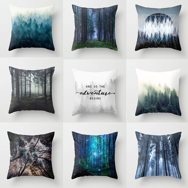 fog forest pillowcase pattern sofa decorative cushion cover for home decor 45x45cm peach skin pillow cover 14styles t2i5815
fog forest pillowcase pattern sofa decorative cushion cover for home decor 45x45cm peach skin pillow cover 14styles t2i5815