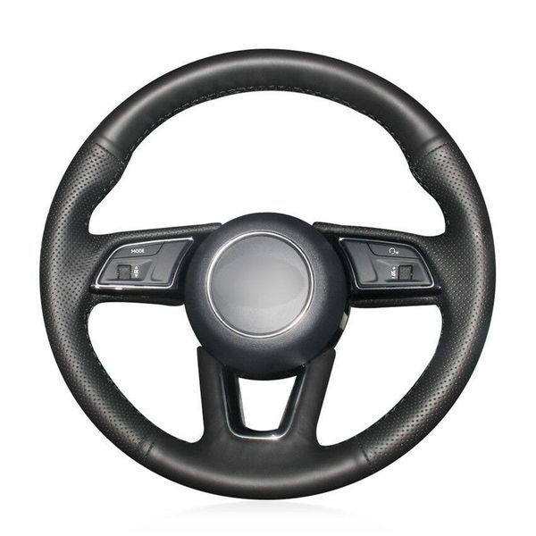 for audi a5 2017 car hand-sewn steering wheel cover black artificial leather 
for audi a5 2017 car hand-sewn steering wheel cover black artificial leather