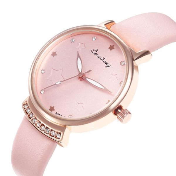 women student personality star literal female quartz casual watch leather belt round dial simple wristwatch female clock gift, Slivery;brown
women student personality star literal female quartz casual watch leather belt round dial simple wristwatch female clock gift, Slivery;brown