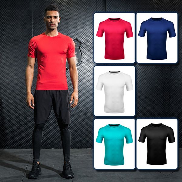 fitness sports men's shirt men's compression quick-drying sports shirt sportswear training fitness t-shirt slim, Black;blue
fitness sports men's shirt men's compression quick-drying sports shirt sportswear training fitness t-shirt slim, Black;blue