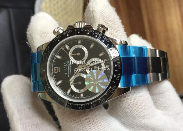 customized mens chronograph automatic asia 7750 eta watch men 28800 vph ceramic bezel sport valjoux 116506 cosmograph 116500 men's watc, Slivery;brown
customized mens chronograph automatic asia 7750 eta watch men 28800 vph ceramic bezel sport valjoux 116506 cosmograph 116500 men's watc, Slivery;brown