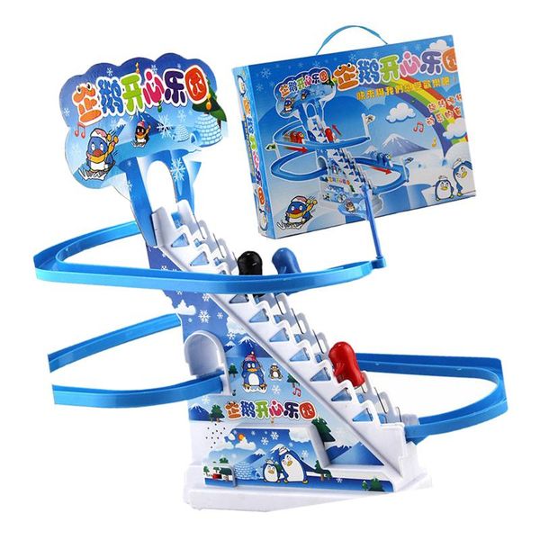 race track set, penguin climb stair toddler toys with lights and music, novelty toys for 1-3 year old boys and girls
race track set, penguin climb stair toddler toys with lights and music, novelty toys for 1-3 year old boys and girls