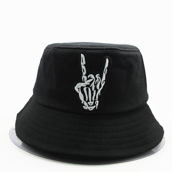 ldslyjr skull gesture embroidery cotton bucket hat fisherman hat outdoor travel sun cap hats for men and women 67
ldslyjr skull gesture embroidery cotton bucket hat fisherman hat outdoor travel sun cap hats for men and women 67