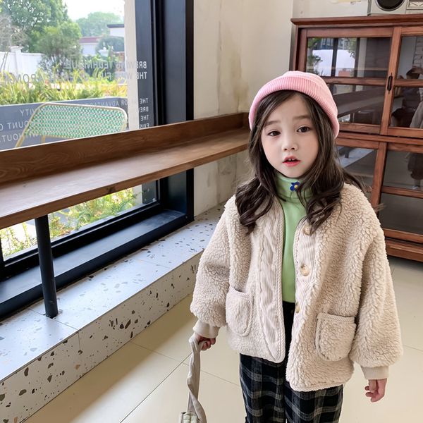 1893 autumn and winter children boys and girls korean loose lamb fleece thickened coat kids jacket, Blue;gray
1893 autumn and winter children boys and girls korean loose lamb fleece thickened coat kids jacket, Blue;gray