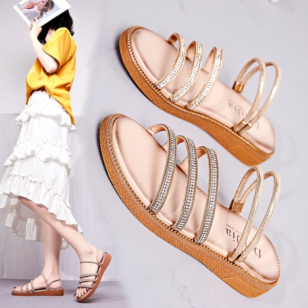 web celebrity sandals ladies ultra fire fairy style flat lady 2020 new summer fashion rhinestone shoes two sandals, Black
web celebrity sandals ladies ultra fire fairy style flat lady 2020 new summer fashion rhinestone shoes two sandals, Black