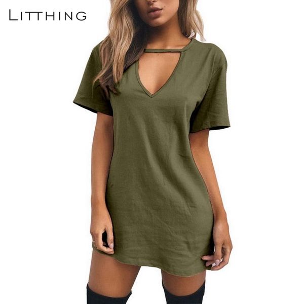 litthing 2019 solid dress women v neck solid shirt dress short sleeve mini party female vestido summer plus size xxxl, Black;gray
litthing 2019 solid dress women v neck solid shirt dress short sleeve mini party female vestido summer plus size xxxl, Black;gray