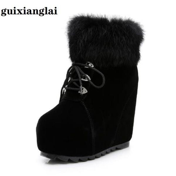 increased short boots women 2019 winter new thickening plus velvet warm fur snow boots women shoes, Black
increased short boots women 2019 winter new thickening plus velvet warm fur snow boots women shoes, Black